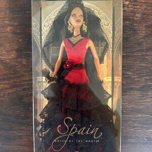 Barbie: Spain Dolls of the World Pink Label Barbie Collector 2007 Mattel L9583